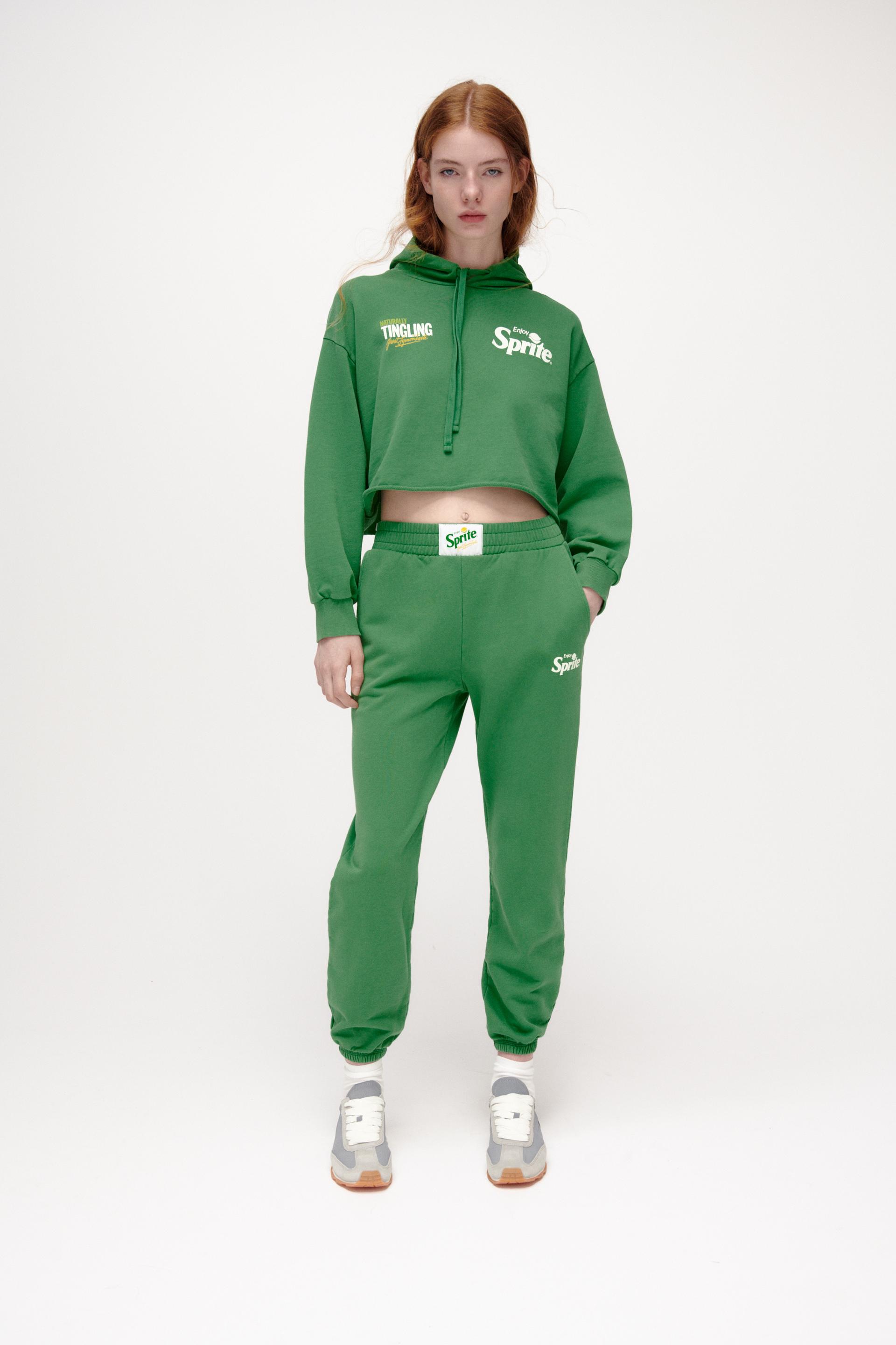 Sprite ジョガーパンツ グリーン Zara Japan 日本 Sprite ジョガーパンツ グリーン Zara Japan 日本