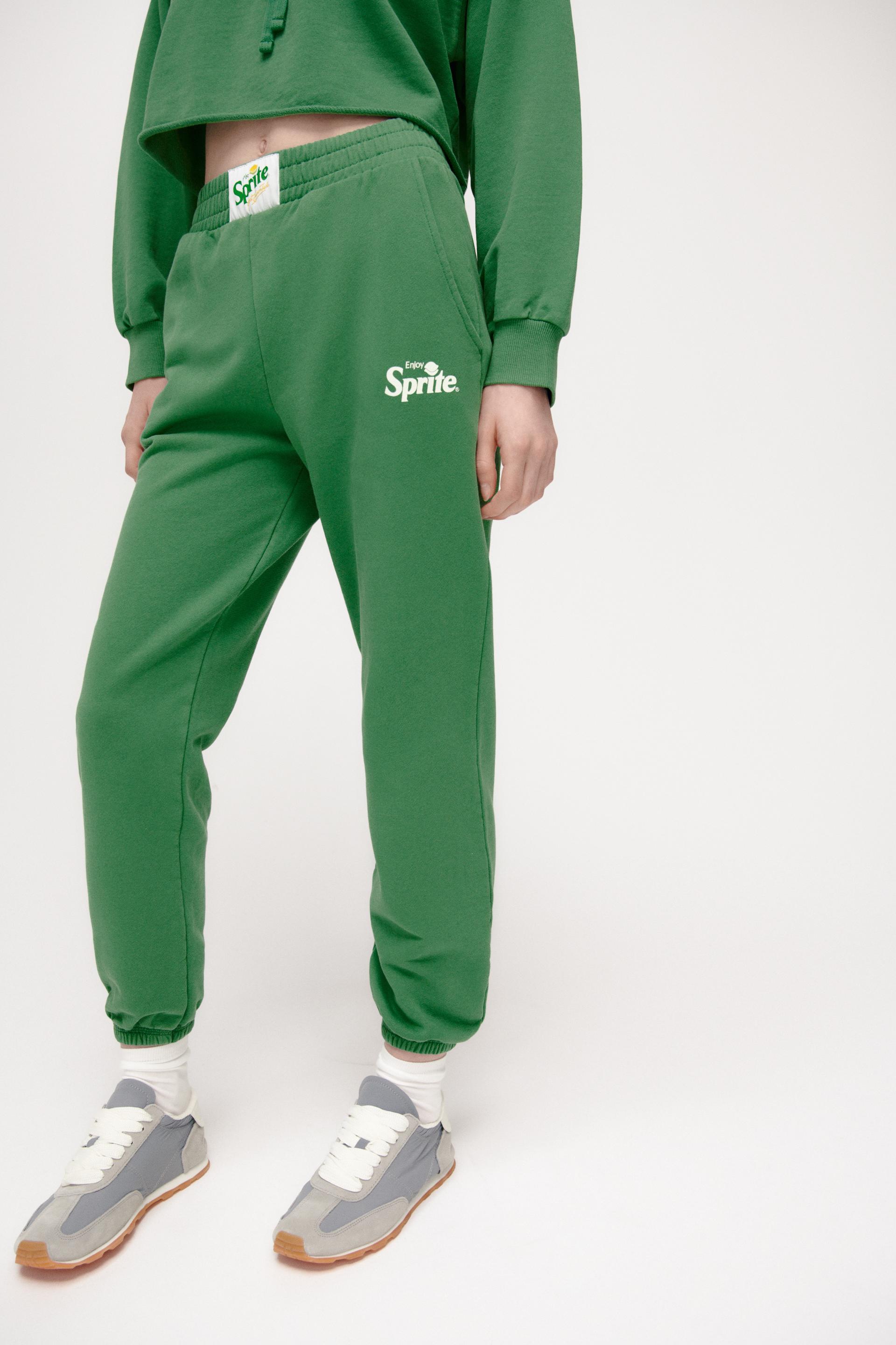 Sprite ジョガーパンツ グリーン Zara Japan 日本 Sprite ジョガーパンツ グリーン Zara Japan 日本