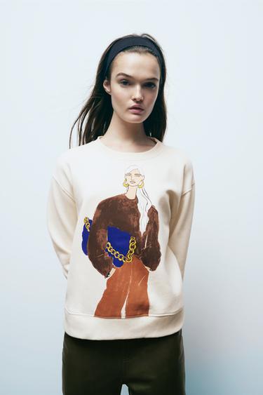 Sudadera cremallera mujer zara clearance