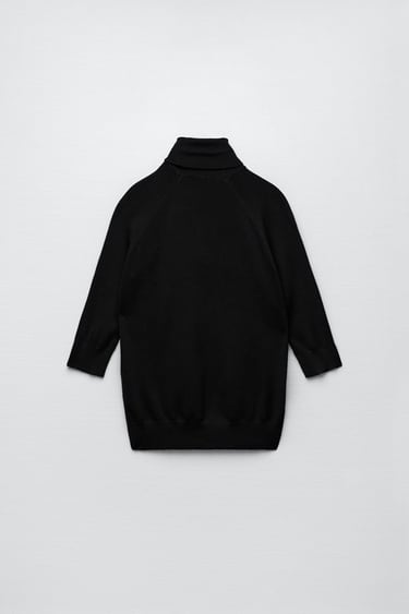 Image 0 of HIGH NECK KNIT SWEATER from Zara