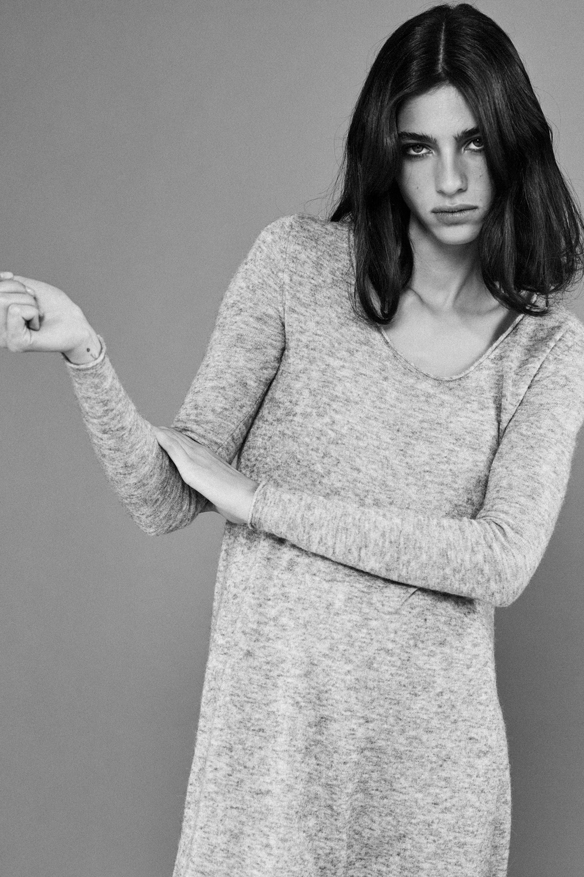 Alpaca Wool Dress Limited Edition Light Grey Zara Georgia Alpaca Wool Dress Limited Edition Light Grey Zara Georgia