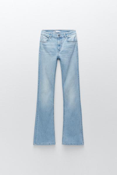 Slim fit high rise ripped jeans zara clearance