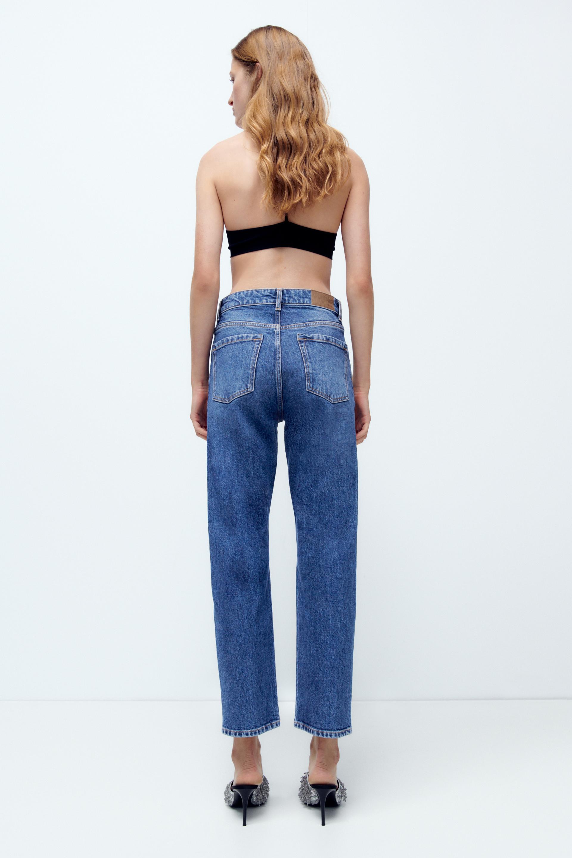JEANS Z1975 HIGH RISE FLARE - Mid-blue | ZARA Australia