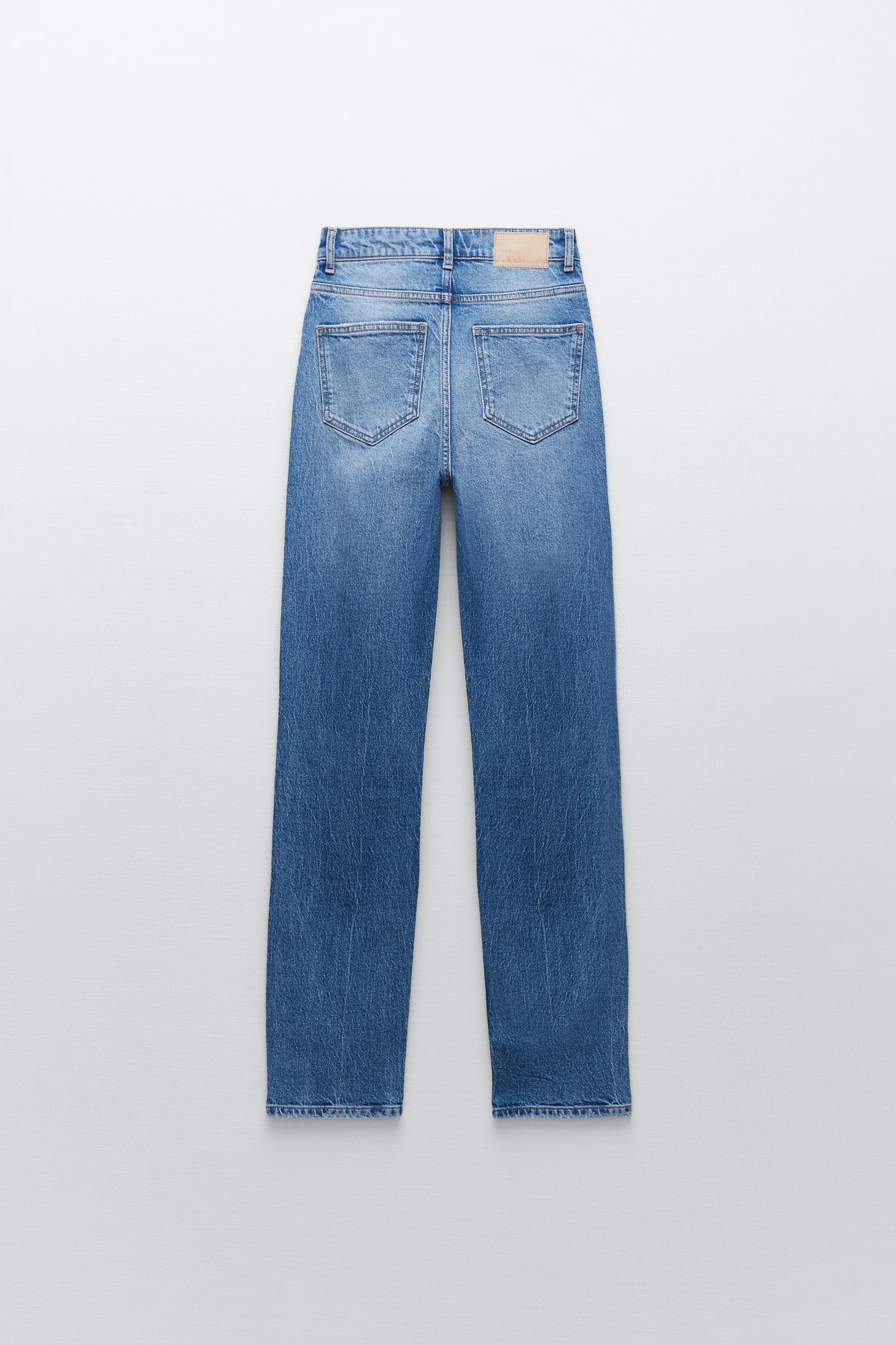 Z1975 HIGH-RISE JEANS - Mid-blue | ZARA Australia