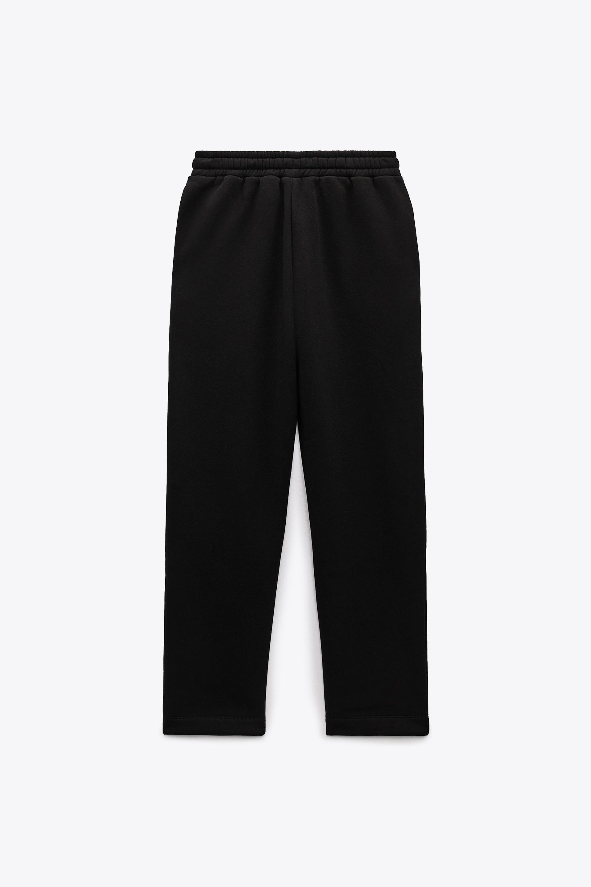 PANTALONI JOGGER FELPA - Nero | ZARA Italia / Italy
