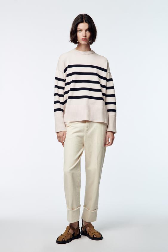 Zara women's striped jumper Clearance