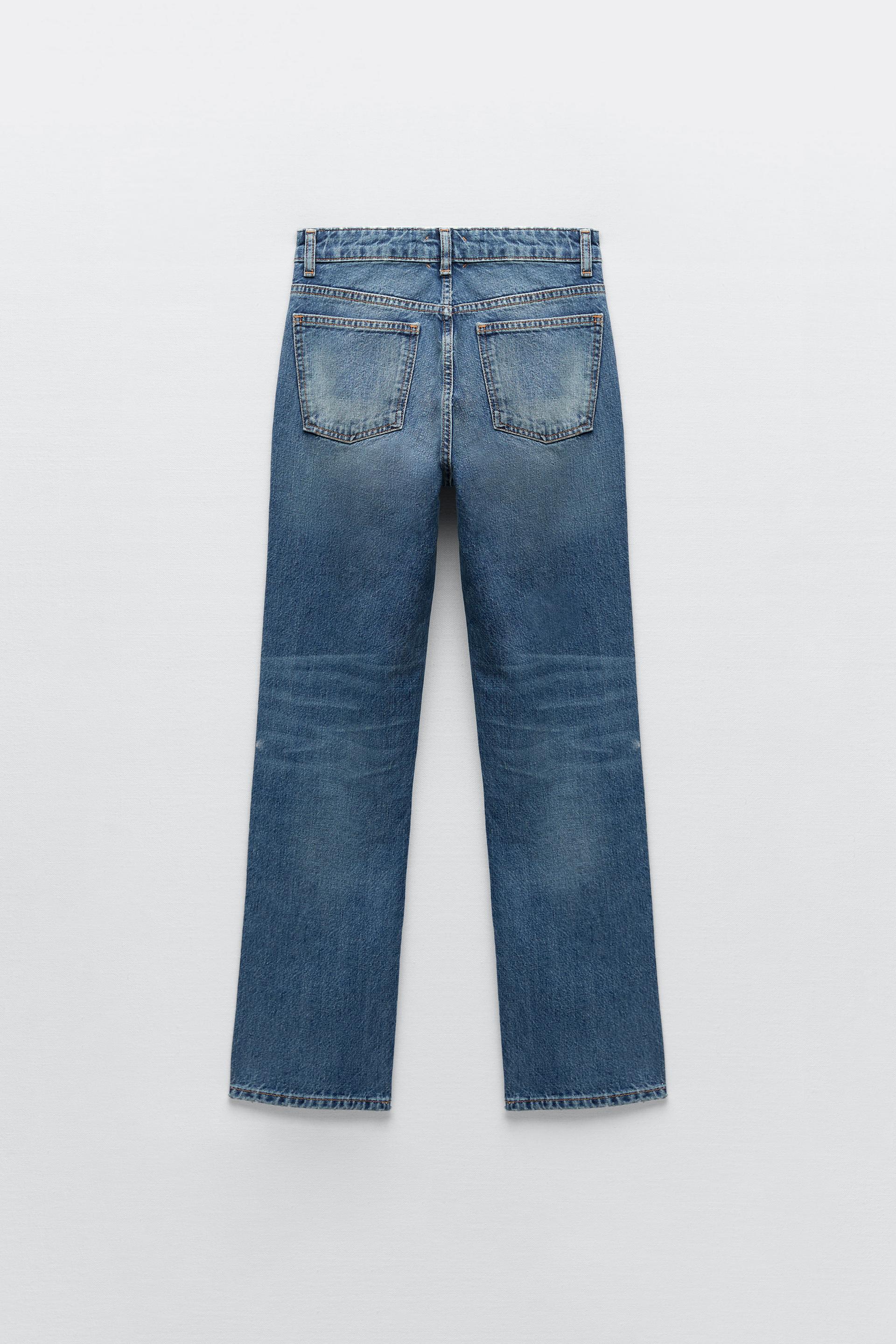 STRAIGHT FIT JEANS - Blue | ZARA Australia