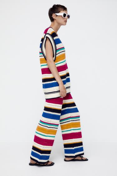 Pantalones Palazzo de Mujer | ZARA Perú