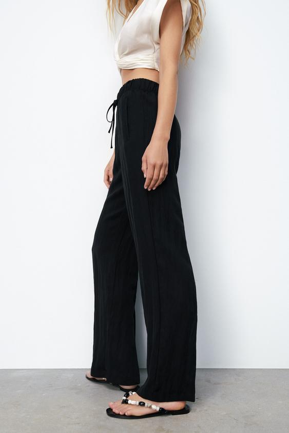 Zara straight leg trousers Outlet