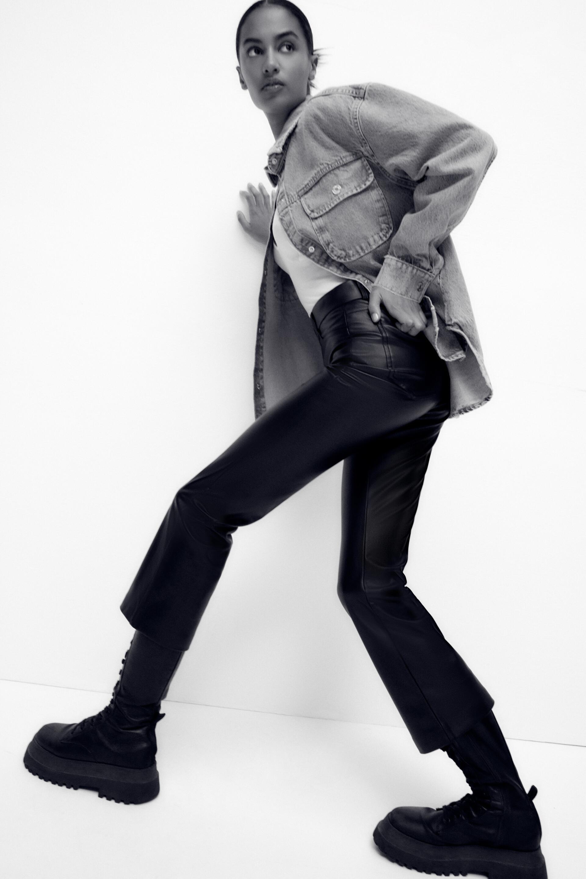 Flare, fuseau o en efecto piel: los leggings van a ser tendencia este otoño  y en Mango y Zara ya han lanzado los diseños que no vamos a dejar de  ponernos 