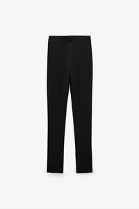 zara tartan leggings