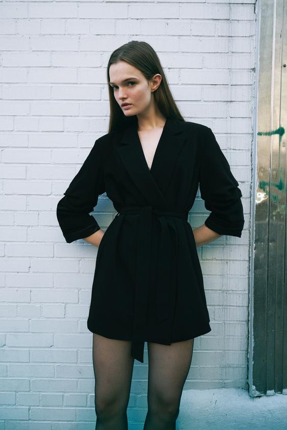 black blazer zara