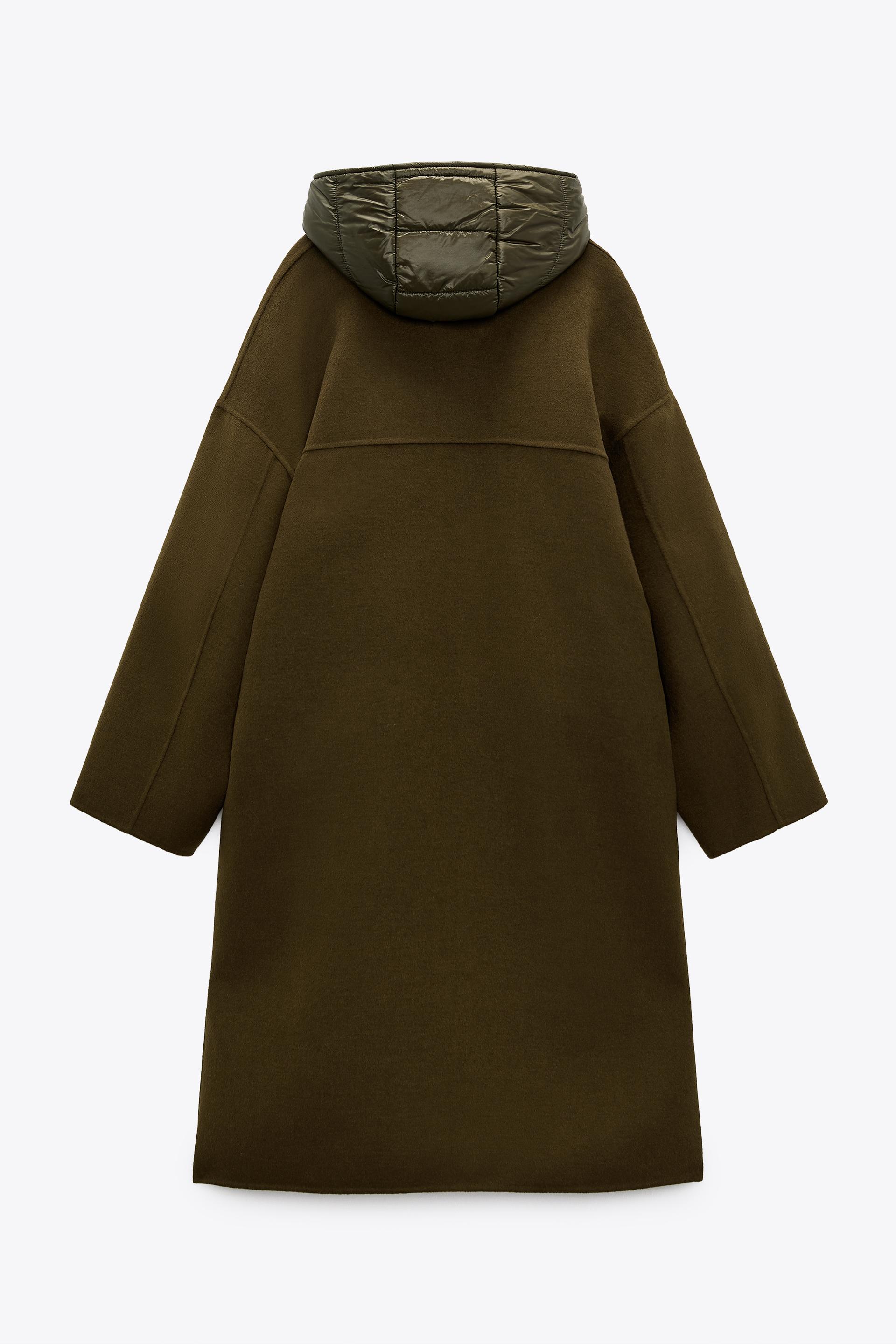 ツー イン ワン コート Limited Edition カーキ Zara Japan 日本