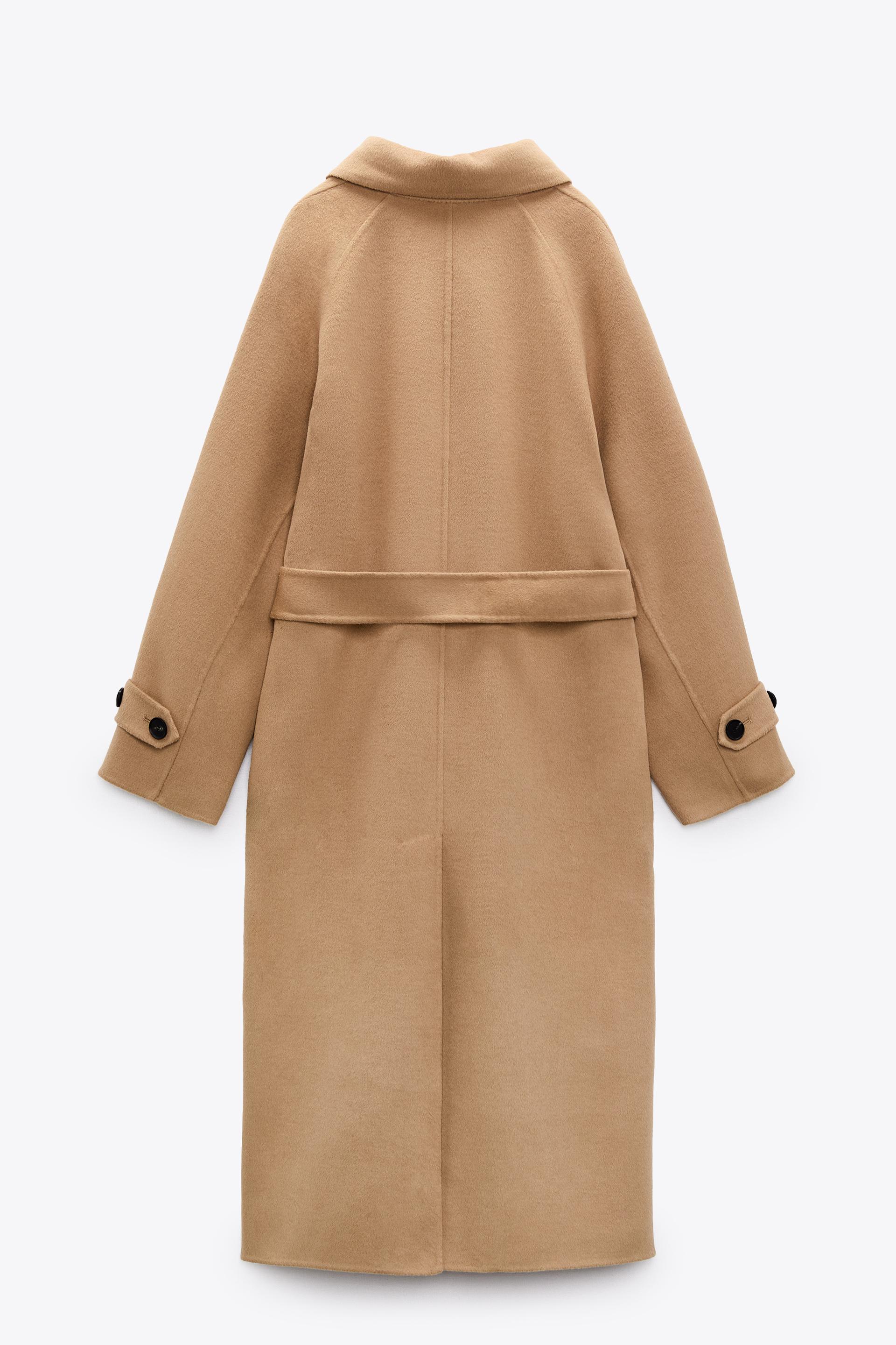 zara camel coat