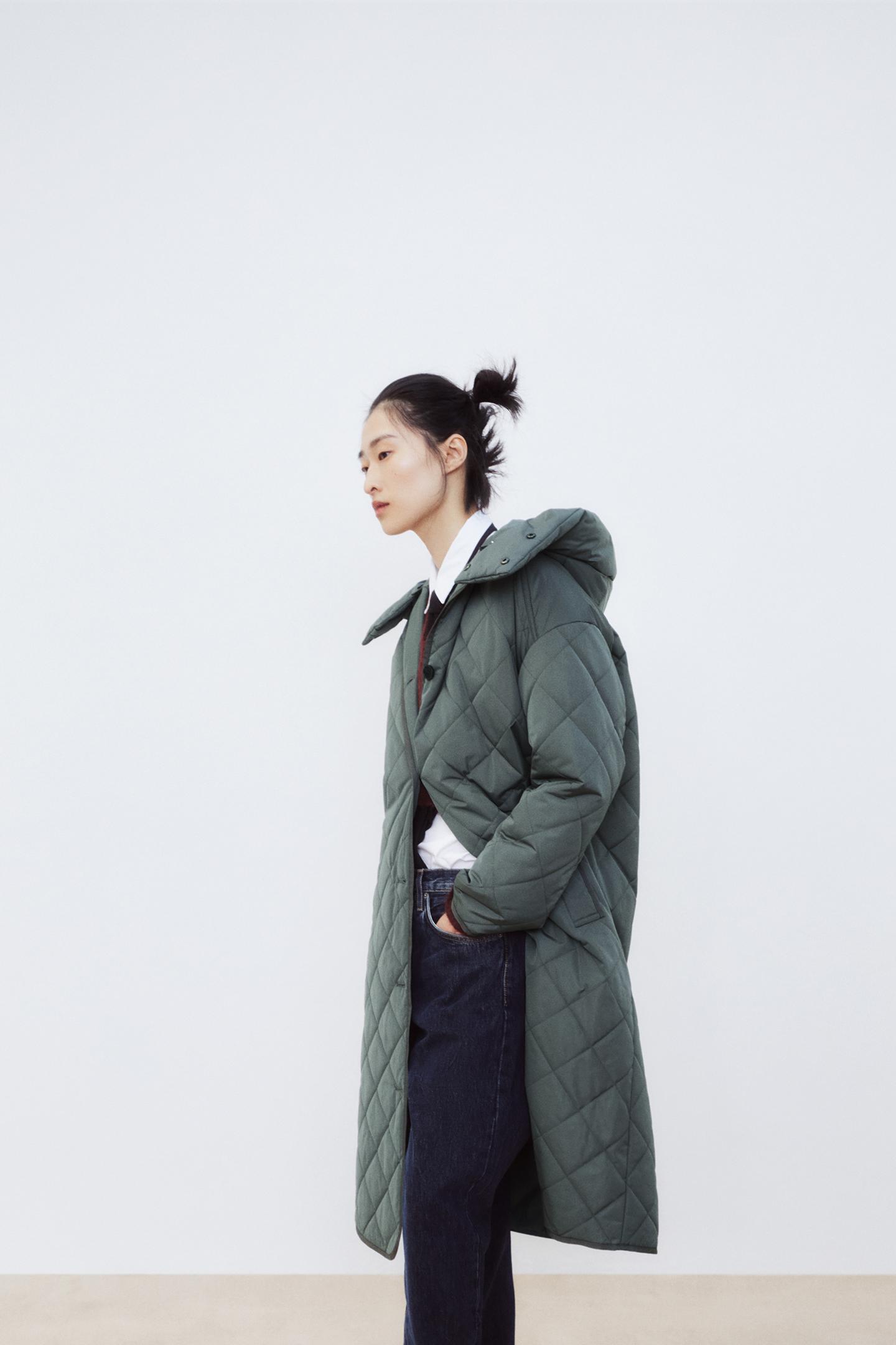 ABRIGO LARGO ACOLCHADO WATER REPELLENT