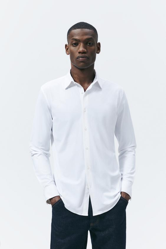 STRETCH SHIRT - White | ZARA Australia