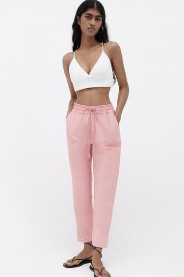 ジョガーパンツ ピンク Zara Japan 日本 ジョガーパンツ ピンク Zara Japan 日本