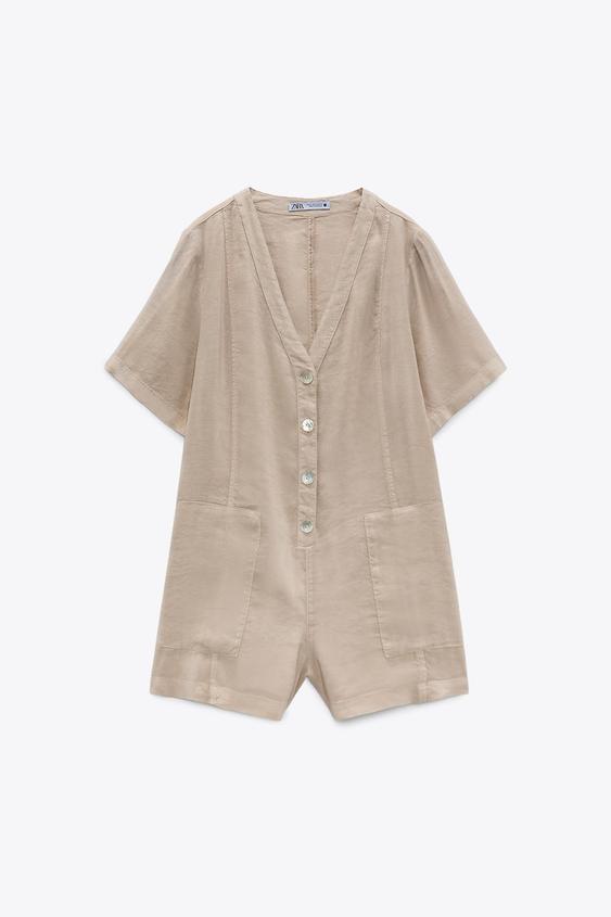 Imagen 0 de MONO CON LINO de Zara