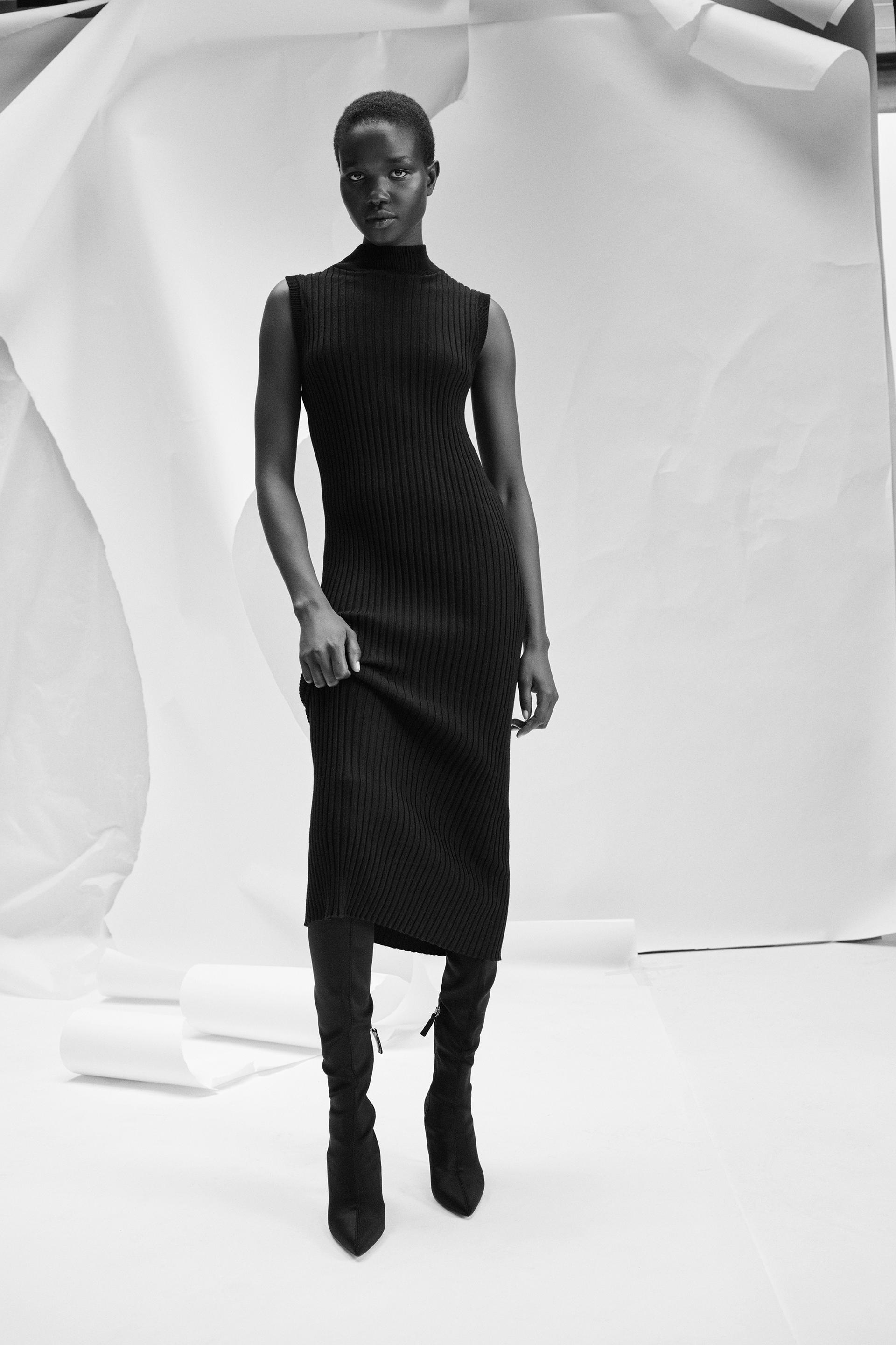 リブ ミディ ワンピース オイル Zara Japan 日本 リブ ミディ ワンピース オイル Zara Japan 日本