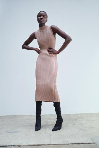 zara bodycon midi dress