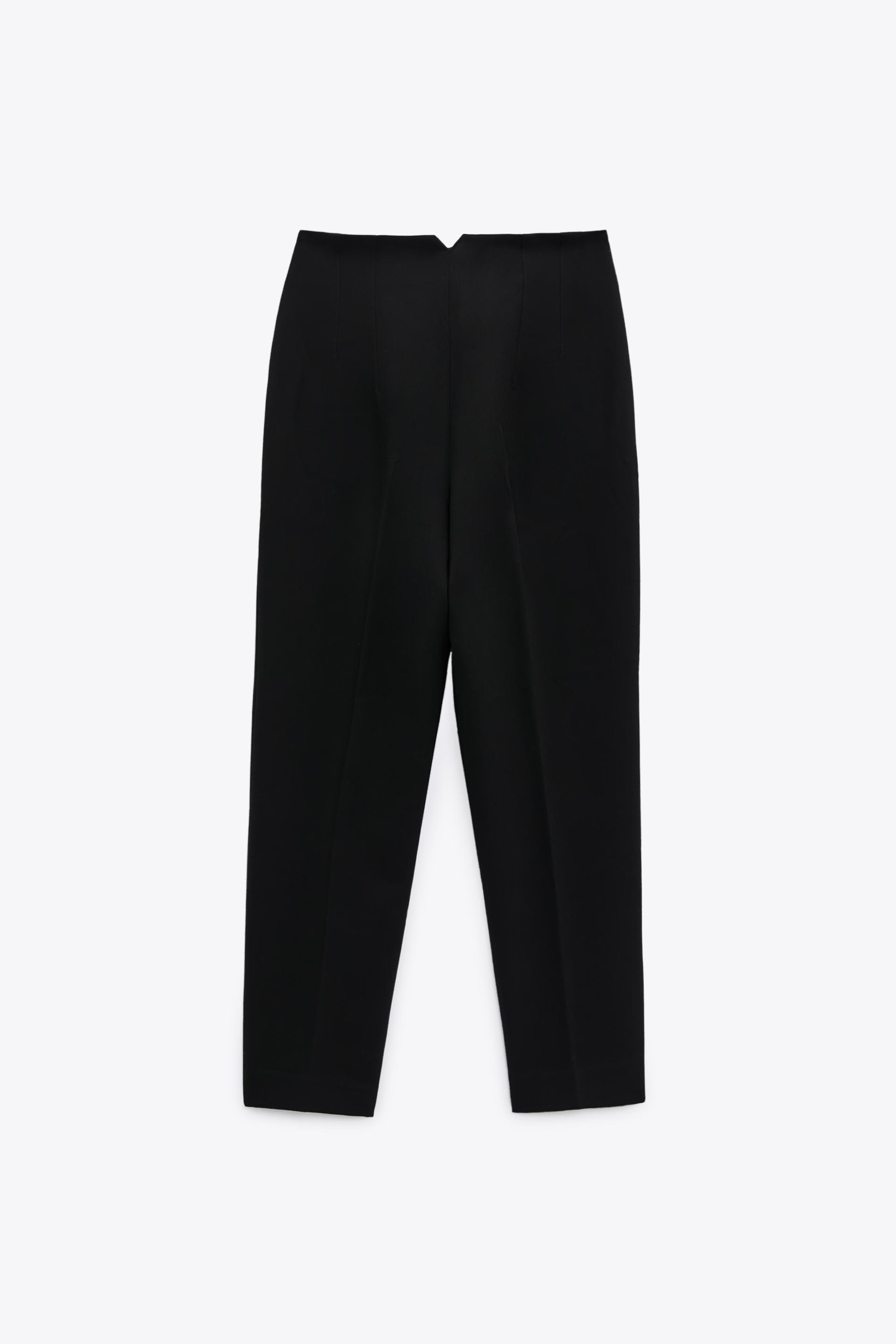 Zara high waisted pants black Clearance