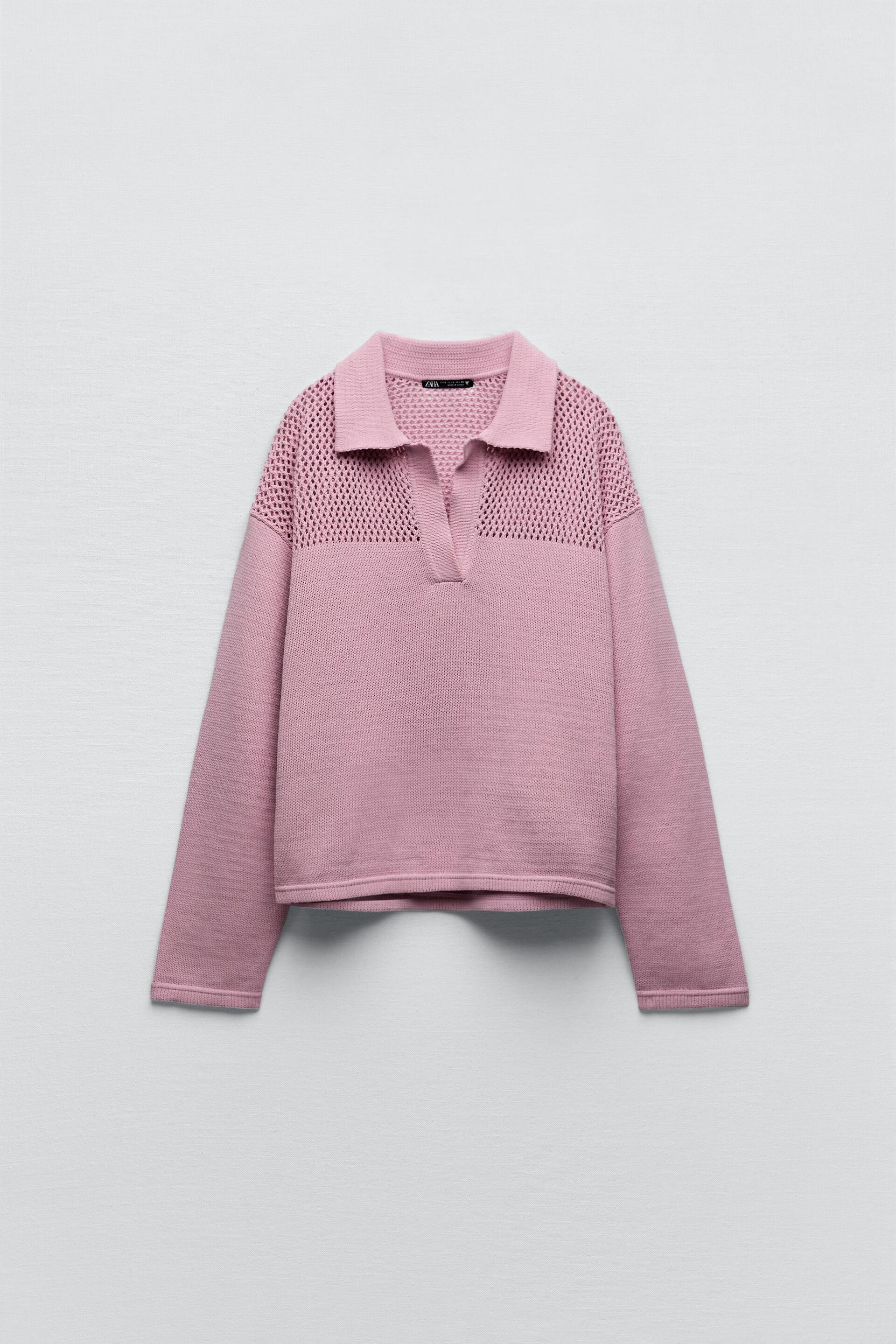zara chenille sweater