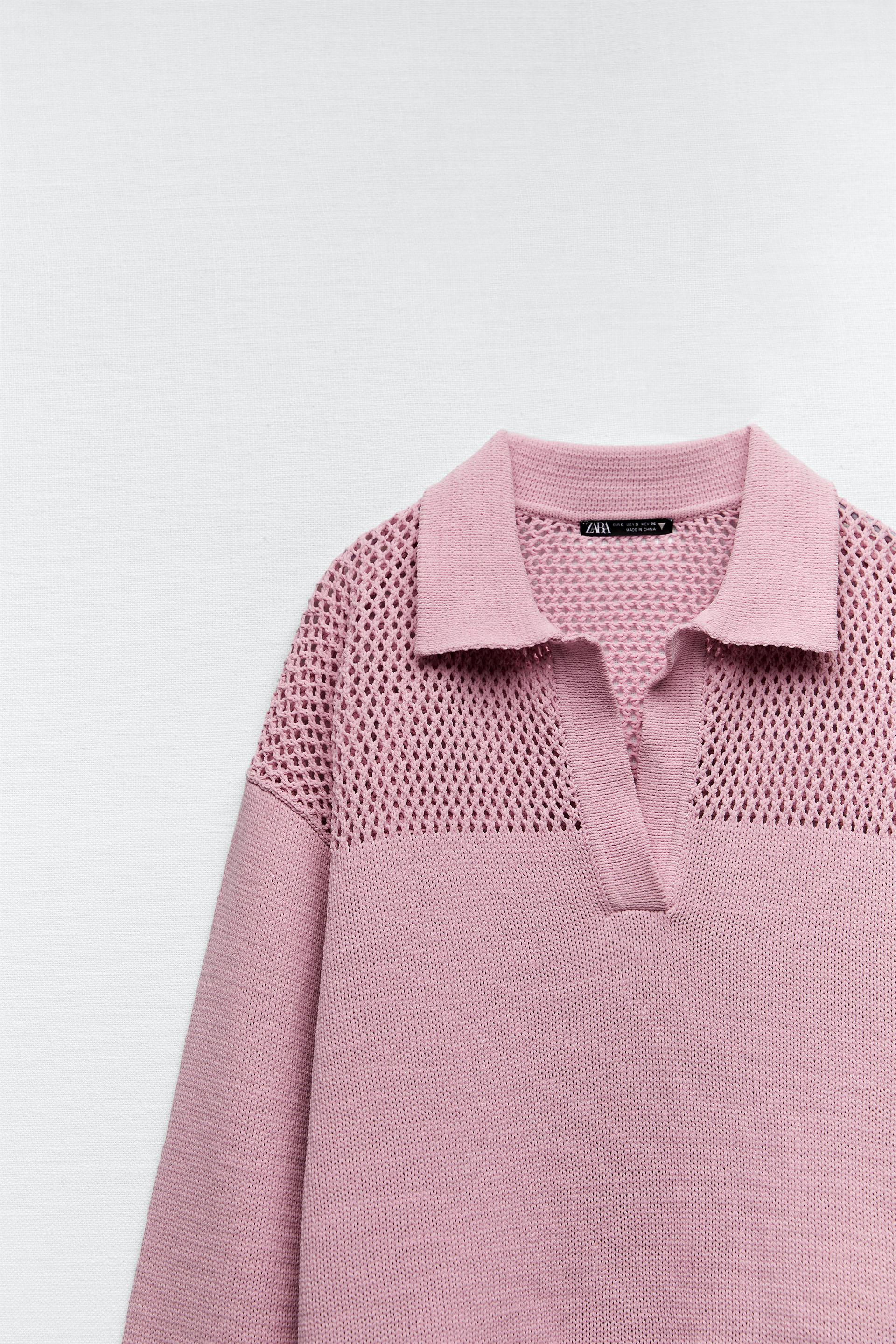 zara chenille sweater