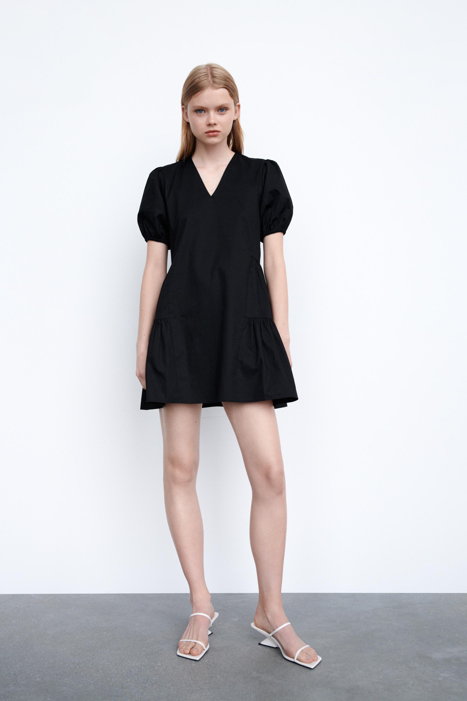 パネル ワンピース ホワイト Zara Japan 日本 パネル ワンピース ホワイト Zara Japan 日本