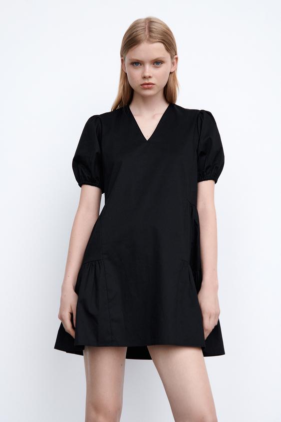 パネル ワンピース ブラック Zara Japan 日本 パネル ワンピース ブラック Zara Japan 日本