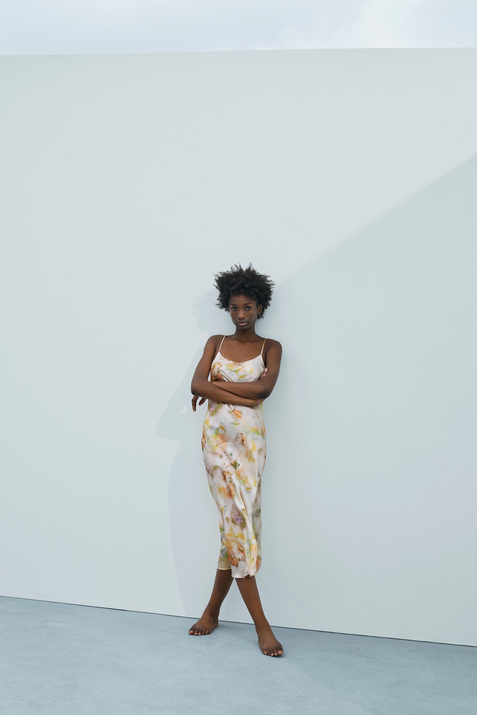 タイダイ キャミソール ワンピース 単一 Zara Japan 日本 タイダイ キャミソール ワンピース 単一 Zara Japan 日本