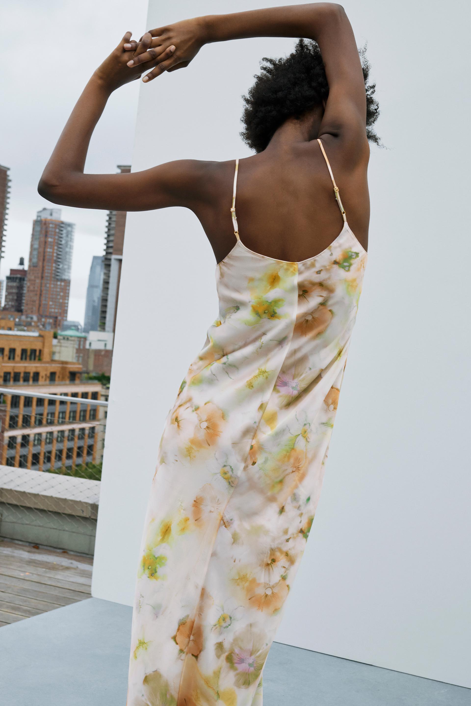 タイダイ キャミソール ワンピース 単一 Zara Japan 日本 タイダイ キャミソール ワンピース 単一 Zara Japan 日本