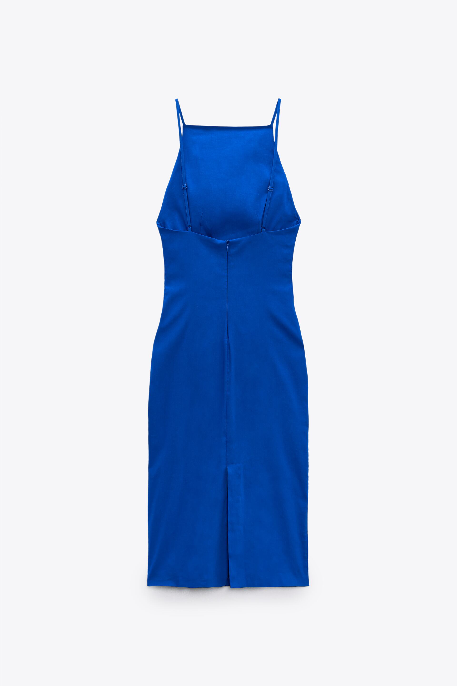 فستان زارا الازرق