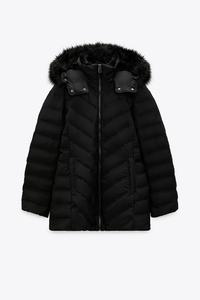 PLUMÍFERO CAPUCHA WATER AND WIND PROTECTION - Khaki | ZARA Chile