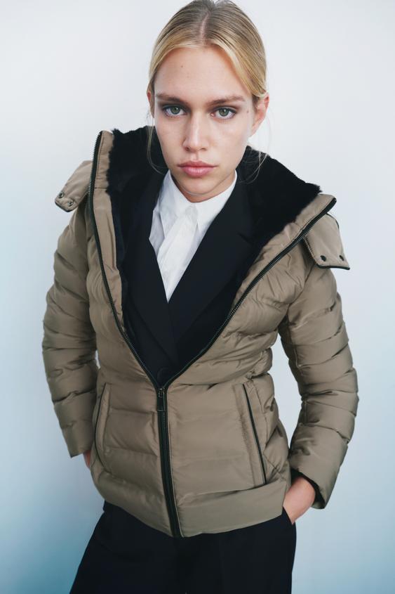 puffer jacket women zara