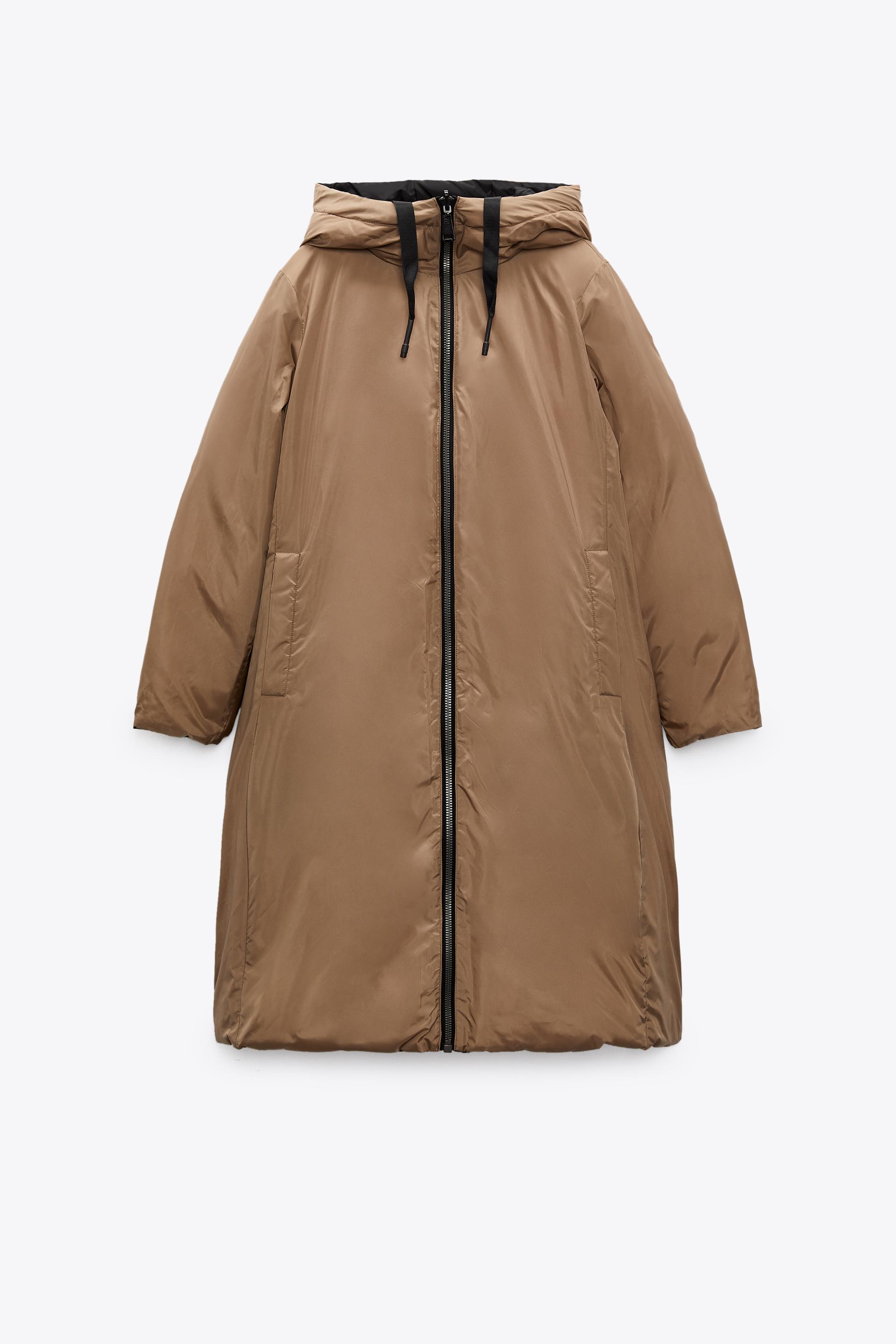 zara bubble coat womens