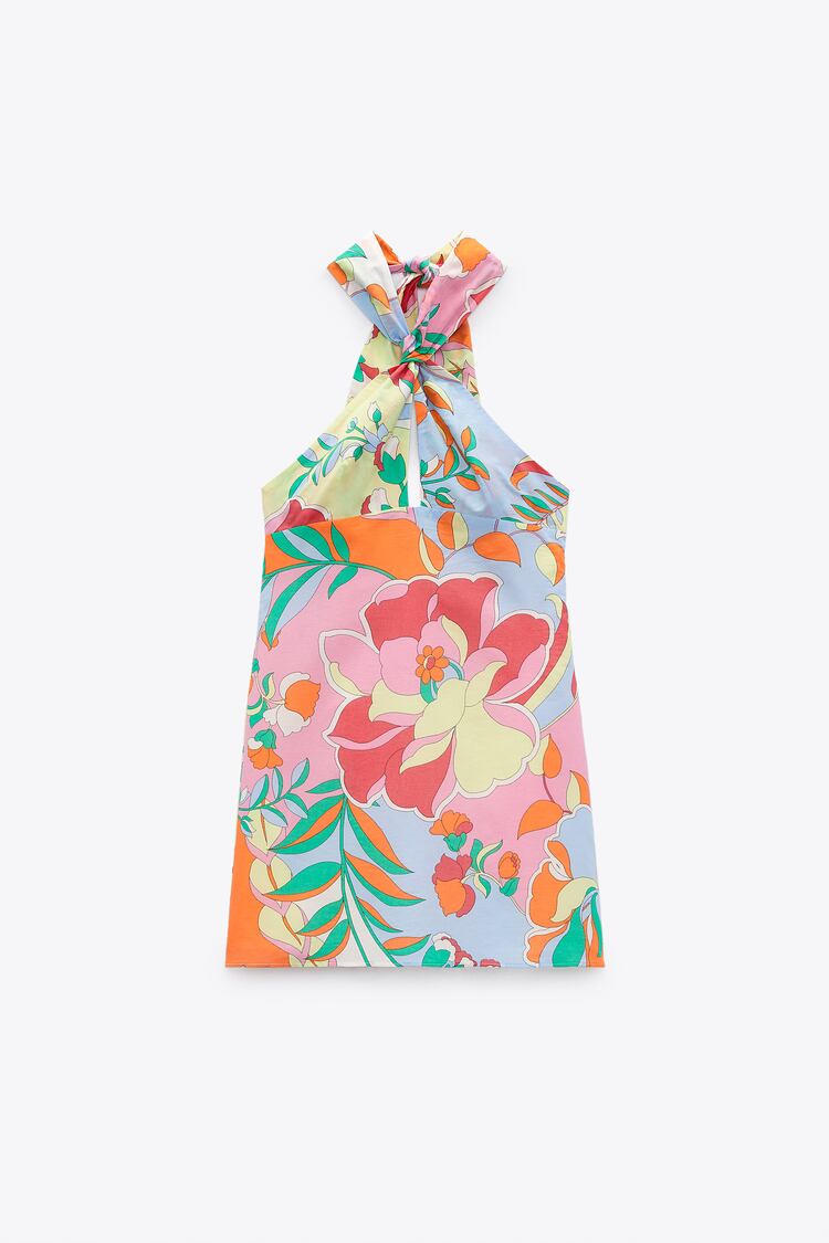 Image 1 of PRINTED DRESS from Zara
