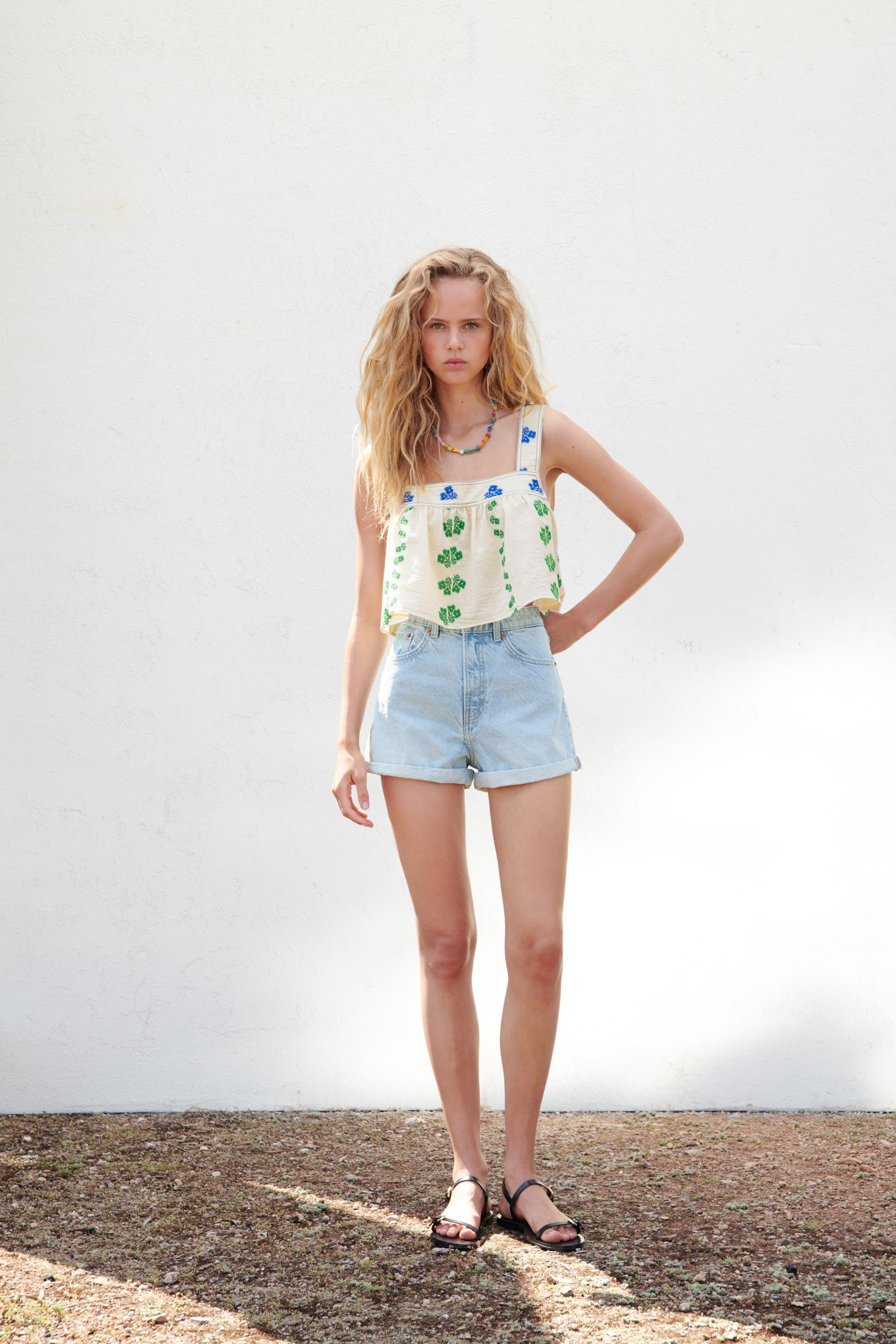 Zara roller mom fit Clearance