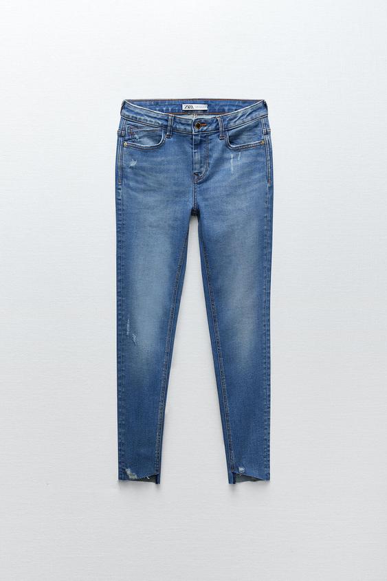 JEANS Z1975 TIRO MEDIO SKINNY - Azul medio | ZARA España
