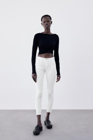 Vaqueros Blancos de Mujer | ZARA Chile