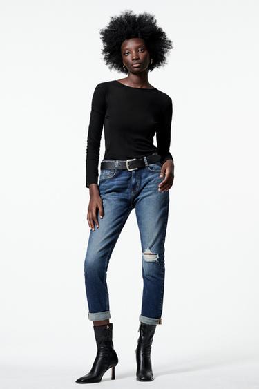 Vaqueros Rotos de Mujer | ZARA México