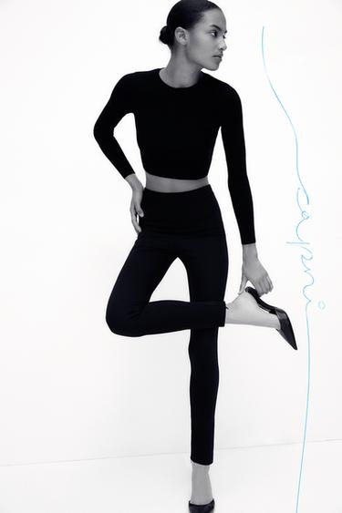 Pantalones Negros de Mujer | ZARA Argentina