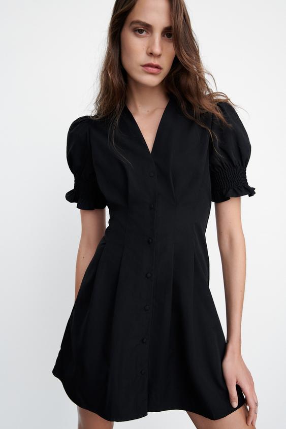 ウエストダーツ ミニワンピース ブラック Zara Japan 日本 ウエストダーツ ミニワンピース ブラック Zara Japan 日本