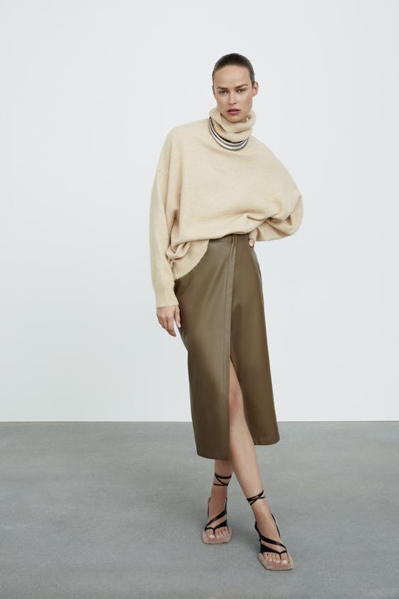 zara net skirt