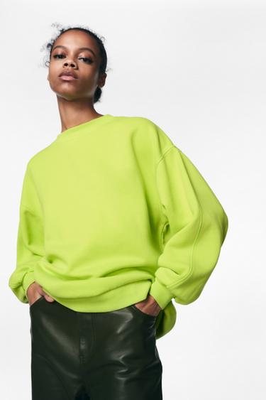 zara oversized sweatshirt