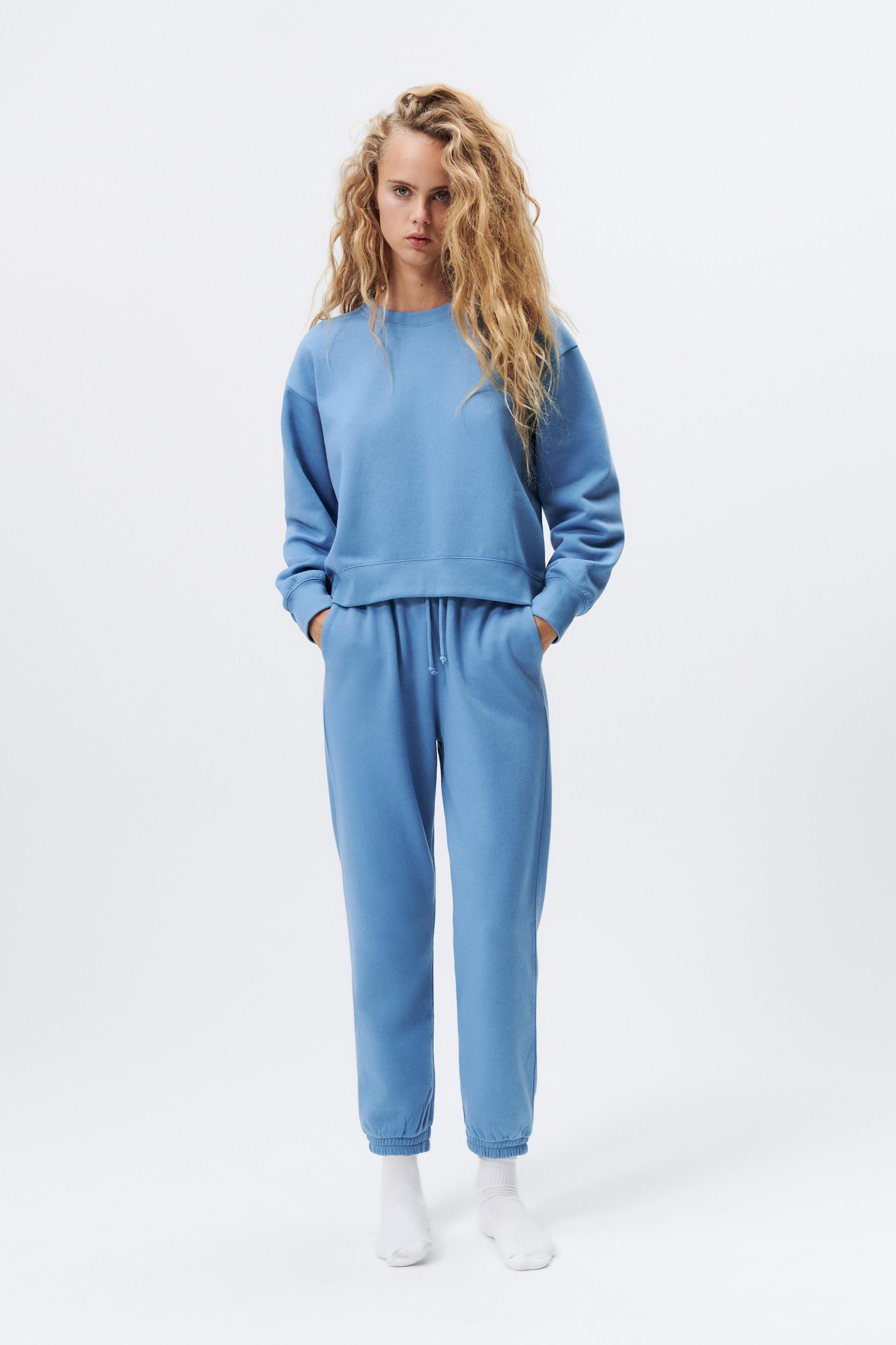 Zara blue tracksuit Clearance