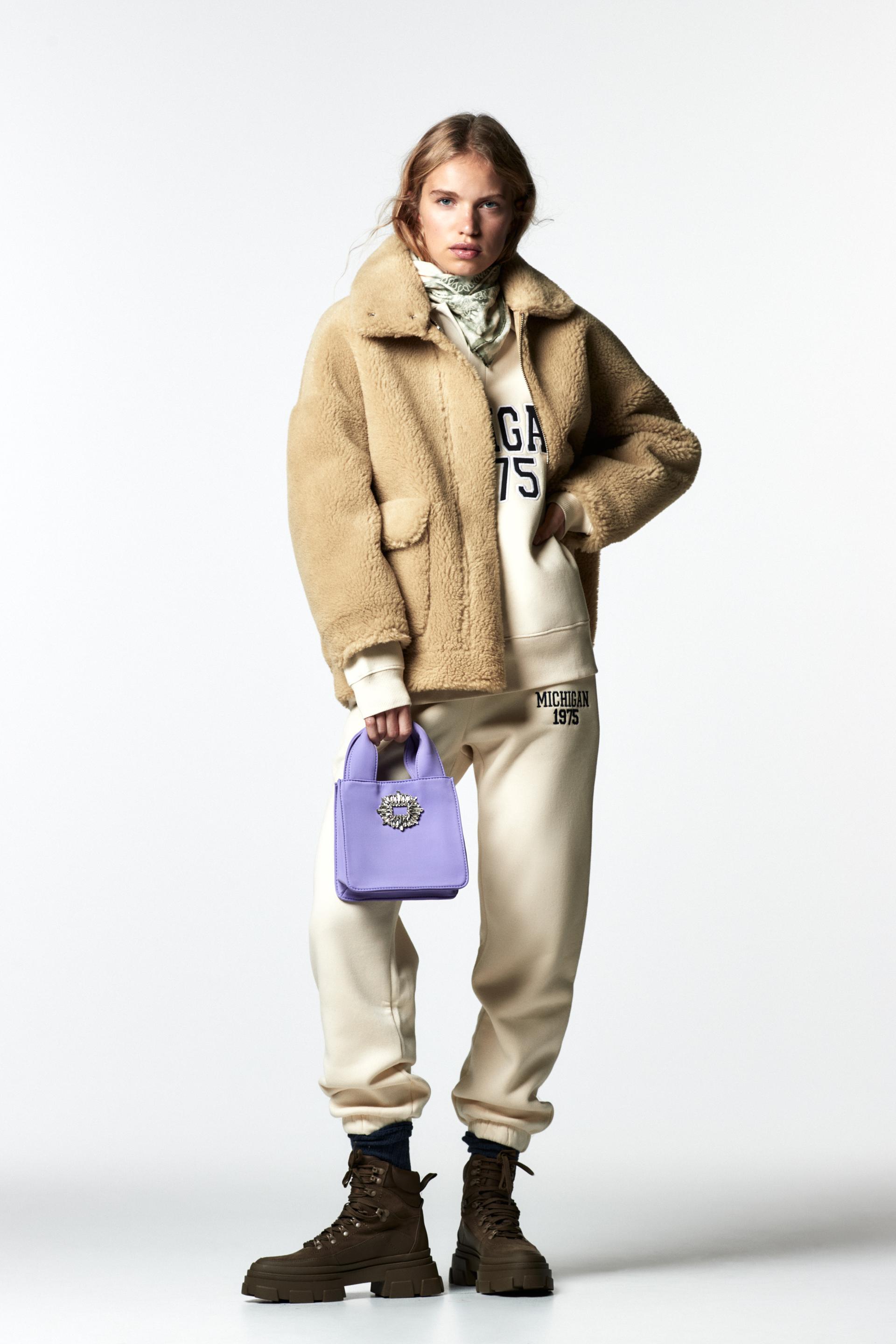 ダブルフェイス フェイクファー ジャケット ミディアムキャメル Zara Japan 日本 ダブルフェイス フェイクファー ジャケット ミディアムキャメル Zara Japan 日本