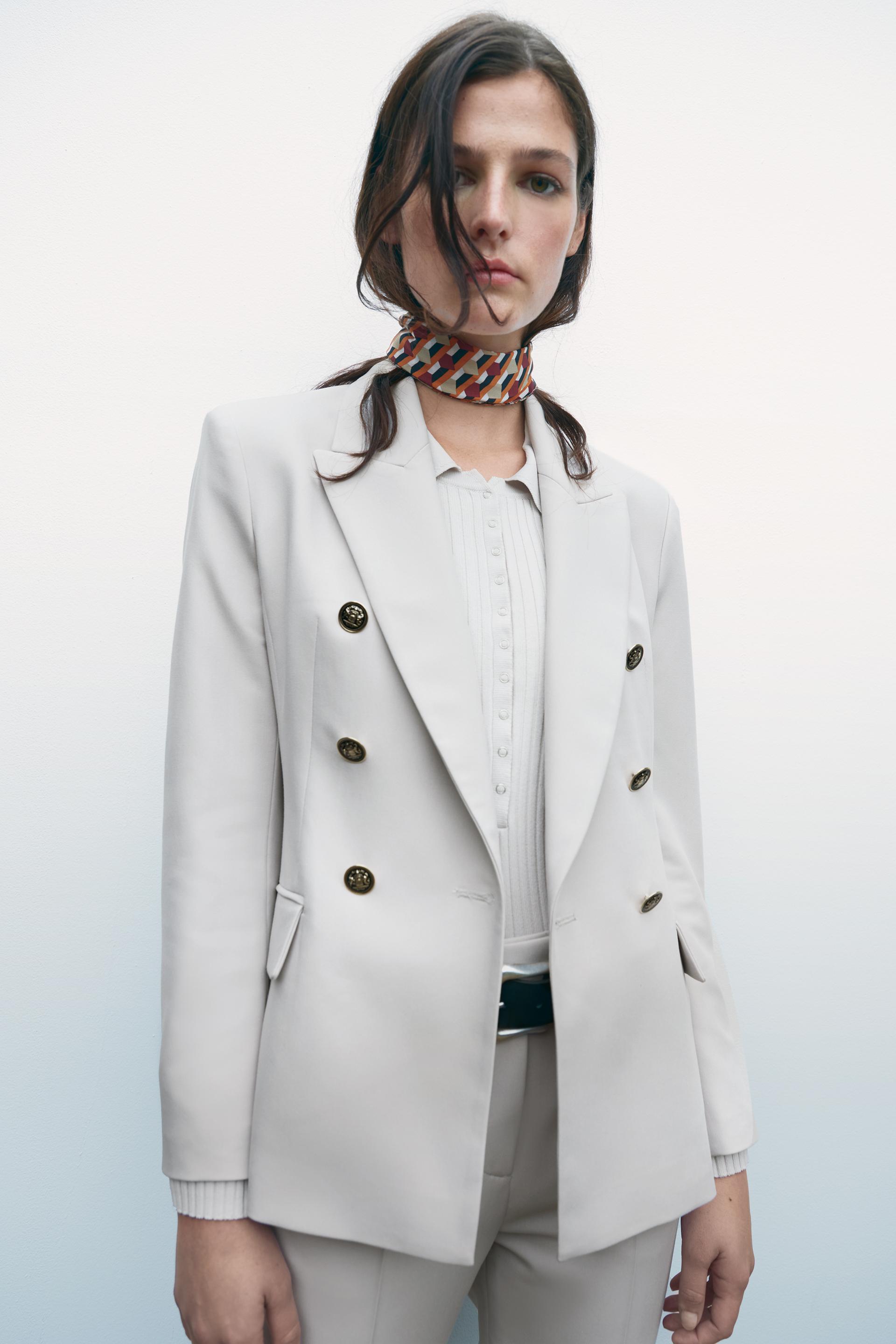 テーラードダブルブレストブレザー ストーン Zara Japan 日本