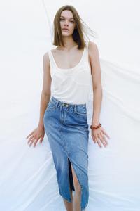 Zara jeans skirt clearance