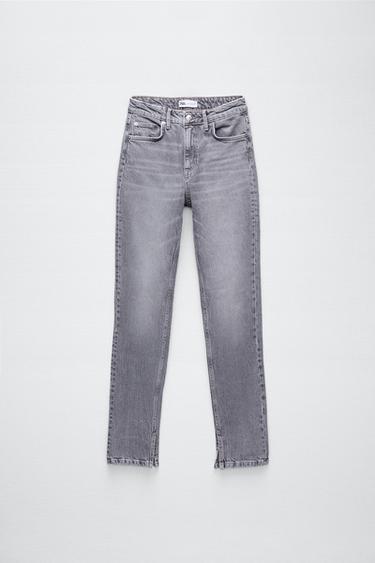Vaqueros Grises de Mujer | ZARA España