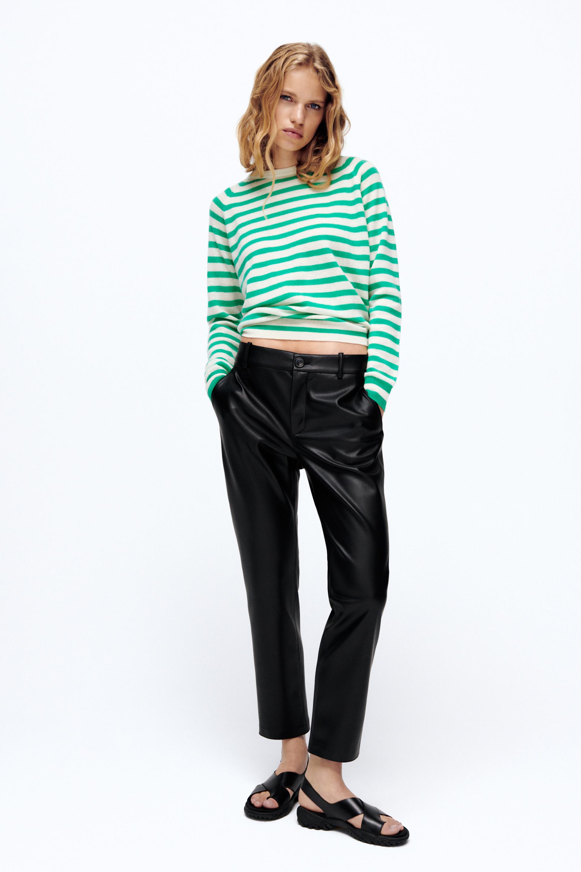 Zara pleather pants Clearance